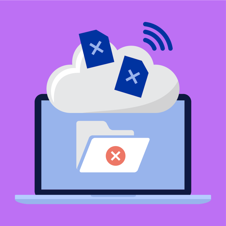 Dokument och data raderas fr&aring;n en laptop