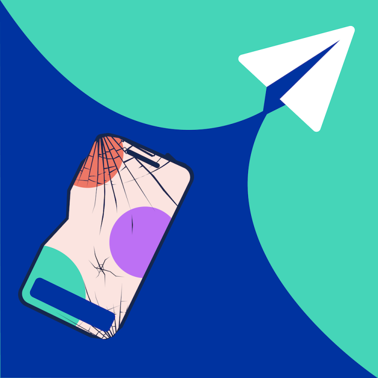 Cliente recibiendo el dispositivo de reemplazo.